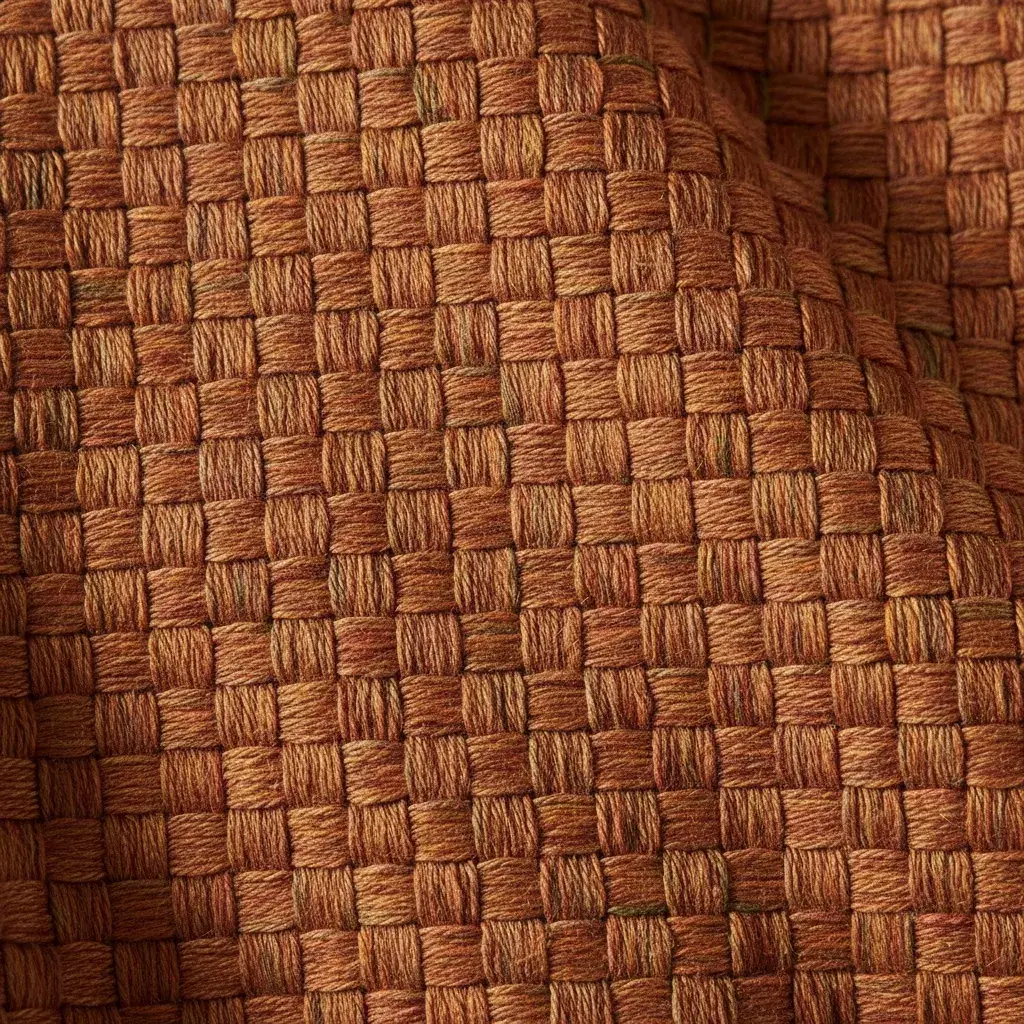 Premium Quality Fabrics - Orange textured fabric
